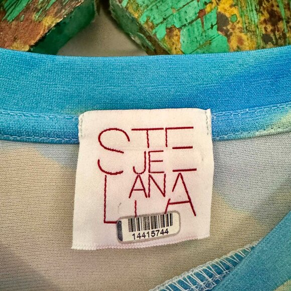 Stella Jean Multicolor Tropical Print Midi Dress Size 6 (IT 42) - Picture 6 of 7